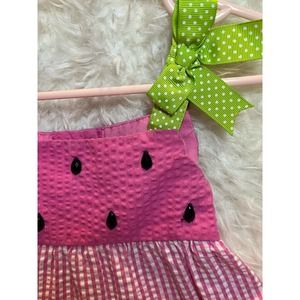 Rare Editions Watermelon Dress Size 18 months